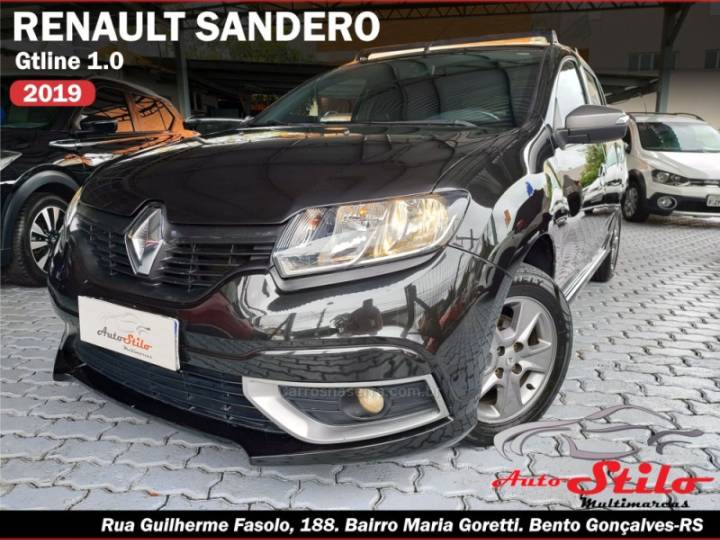 RENAULT - SANDERO - 2018/2019 - Preta - R$ 49.990,00