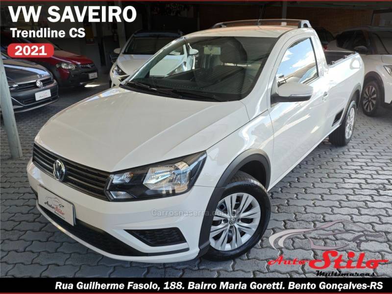 VOLKSWAGEN - SAVEIRO - 2020/2021 - Branca - R$ 69.900,00
