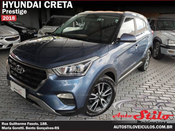 HYUNDAI - CRETA - 2017/2018 - Azul - R$ 94.900,00