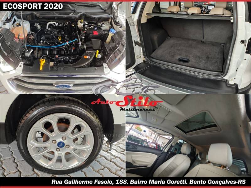 FORD - ECOSPORT - 2019/2020 - Branca - R$ 85.900,00
