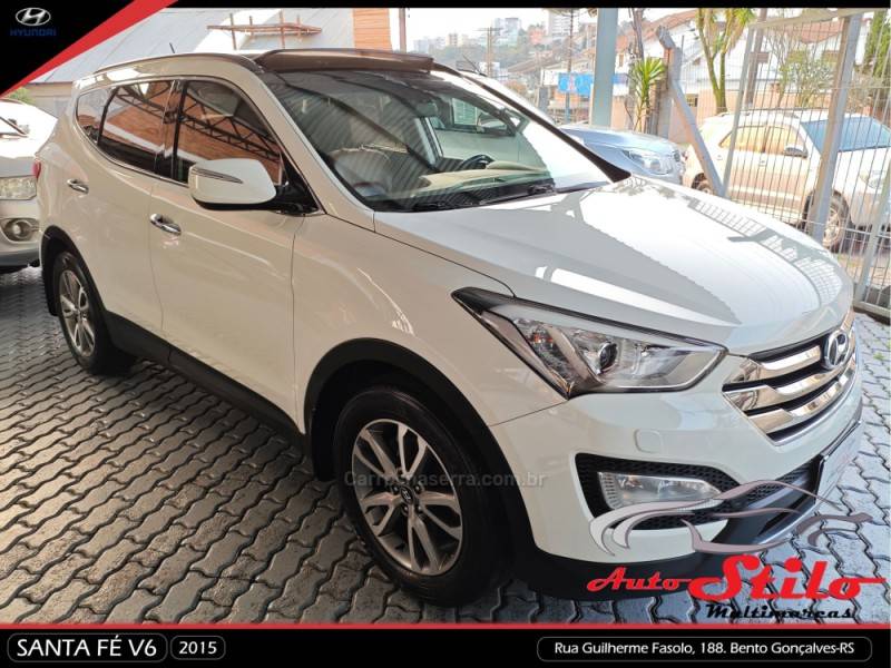 HYUNDAI - SANTA FÉ - 2014/2015 - Branca - R$ 99.500,00