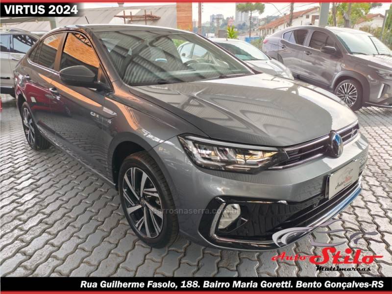 VOLKSWAGEN - VIRTUS - 2023/2024 - Cinza - R$ 125.900,00