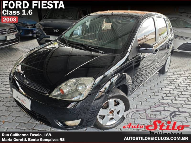 FORD - FIESTA - 2003/2003 - Preta - R$ 21.500,00