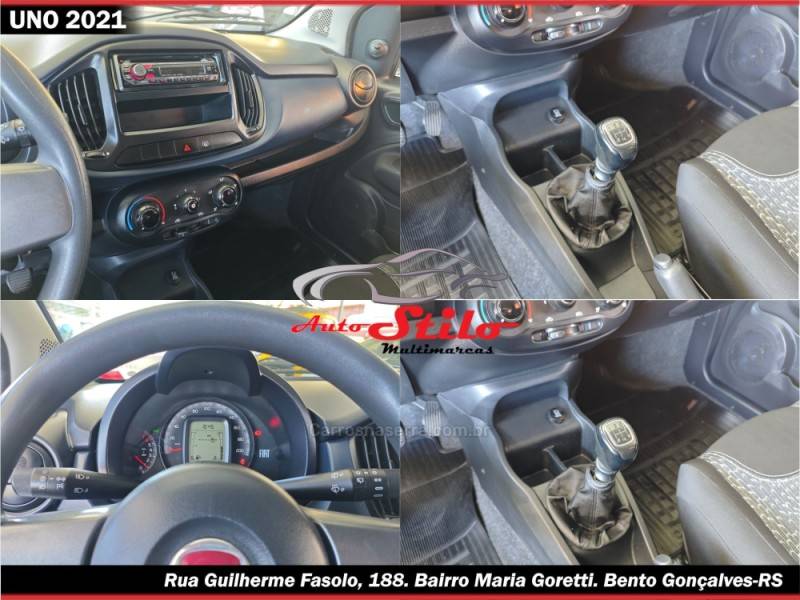 FIAT - UNO - 2020/2021 - Branca - R$ 47.900,00