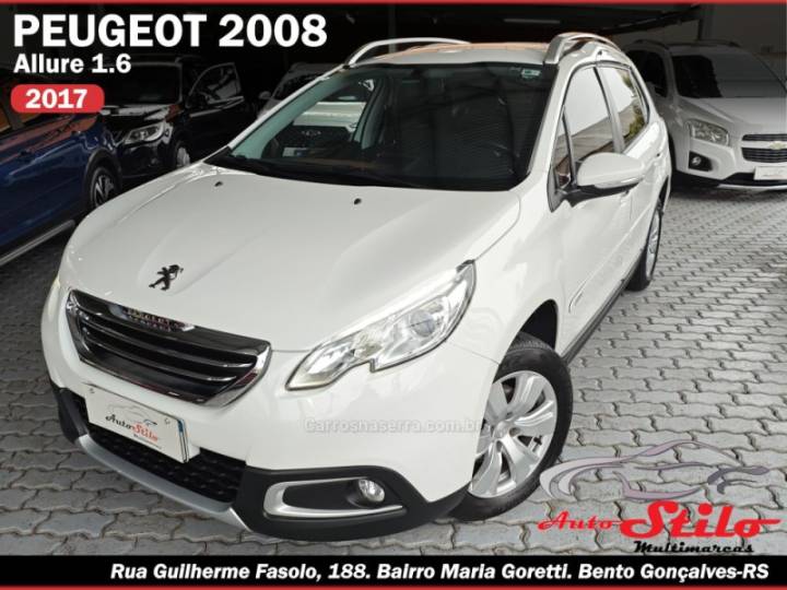 PEUGEOT - 2008 - 2017/2017 - Branca - R$ 57.900,00