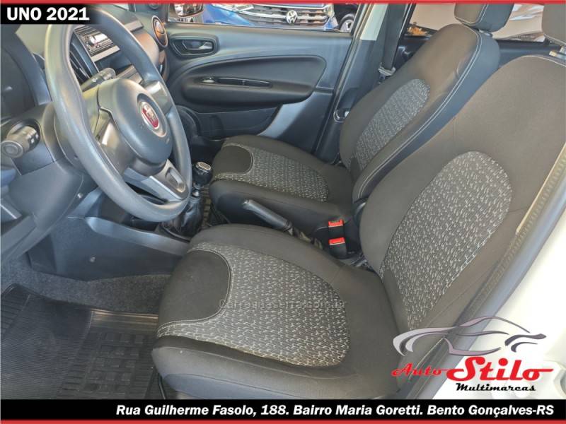 FIAT - UNO - 2020/2021 - Branca - R$ 47.900,00