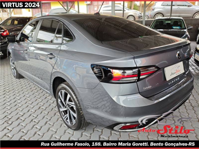 VOLKSWAGEN - VIRTUS - 2023/2024 - Cinza - R$ 125.900,00
