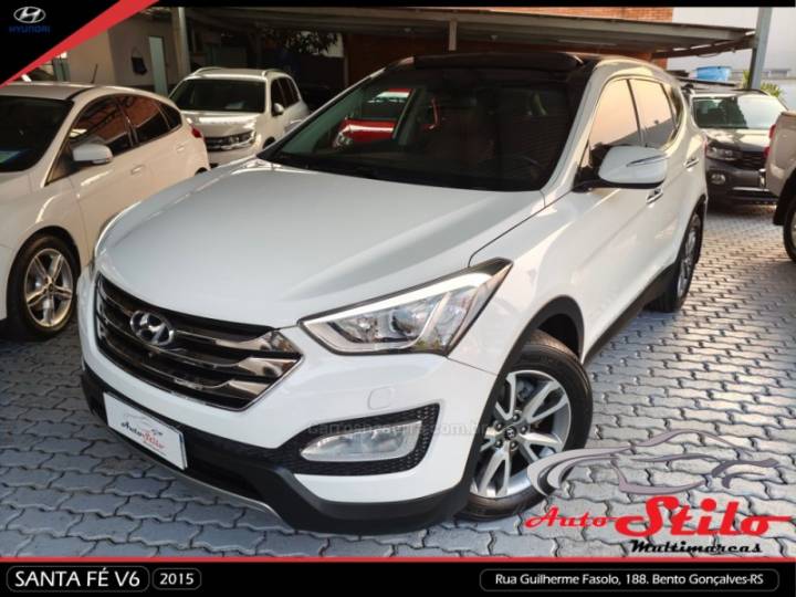 HYUNDAI - SANTA FÉ - 2014/2015 - Branca - R$ 105.900,00