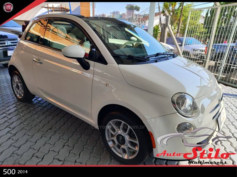 FIAT - 500 - 2014/2014 - Branca - R$ 68.900,00