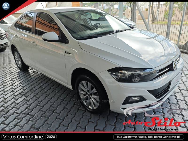 VOLKSWAGEN - VIRTUS - 2019/2020 - Branca - R$ 82.900,00