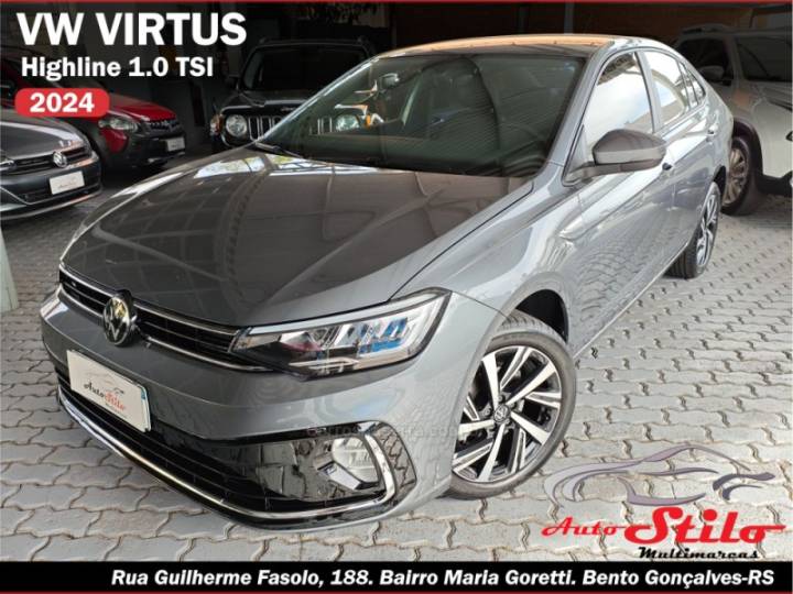 VOLKSWAGEN - VIRTUS - 2023/2024 - Cinza - R$ 125.900,00