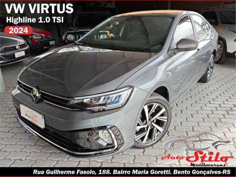 VOLKSWAGEN - VIRTUS - 2023/2024 - Cinza - R$ 125.900,00