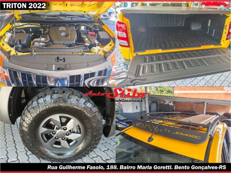 MITSUBISHI - L200 TRITON - 2021/2022 - Amarela - R$ 178.000,00