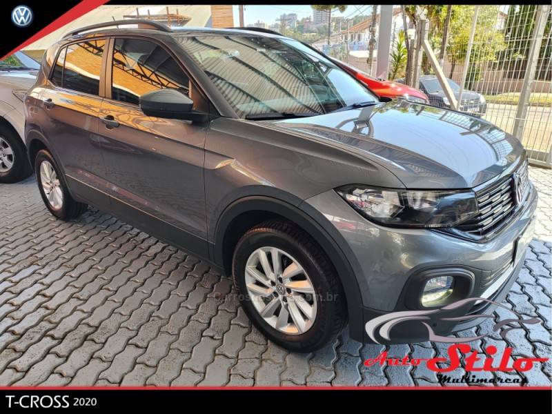 VOLKSWAGEN - T-CROSS - 2019/2020 - Cinza - R$ 96.900,00