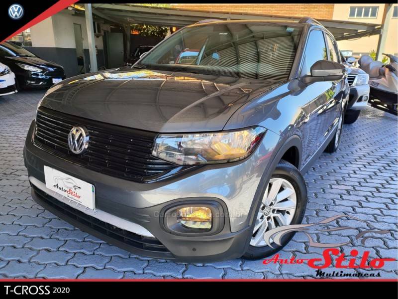 VOLKSWAGEN - T-CROSS - 2019/2020 - Cinza - R$ 96.900,00