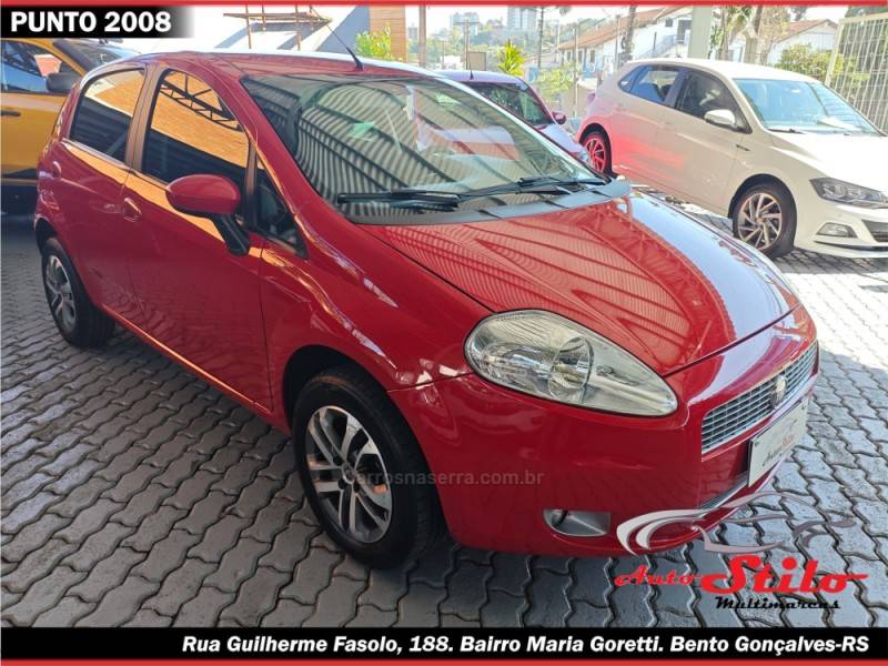 FIAT - PUNTO - 2007/2008 - Vermelha - R$ 29.900,00
