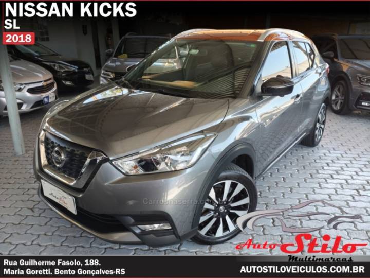 NISSAN - KICKS - 2017/2018 - Cinza - R$ 84.900,00