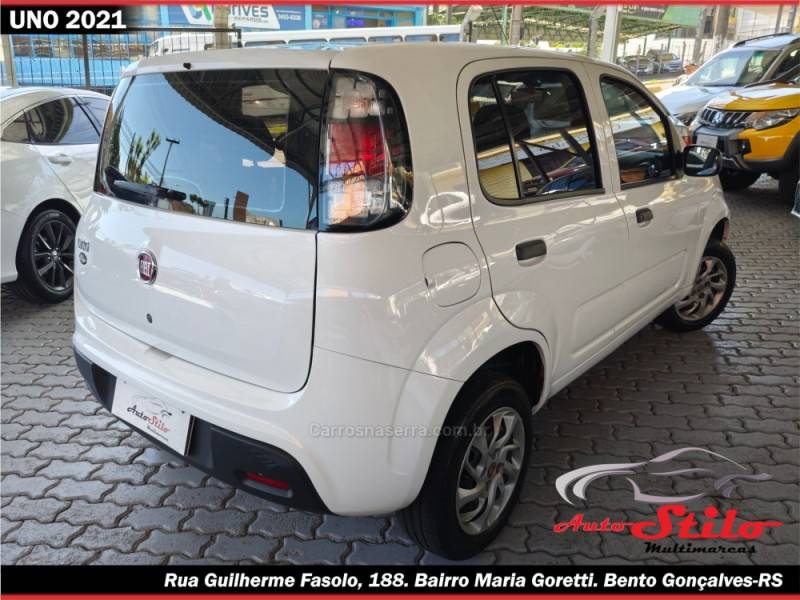 FIAT - UNO - 2020/2021 - Branca - R$ 47.900,00