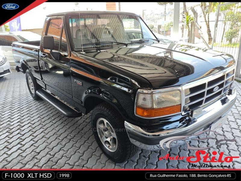 FORD - F-1000 - 1997/1998 - Preta - R$ 109.900,00