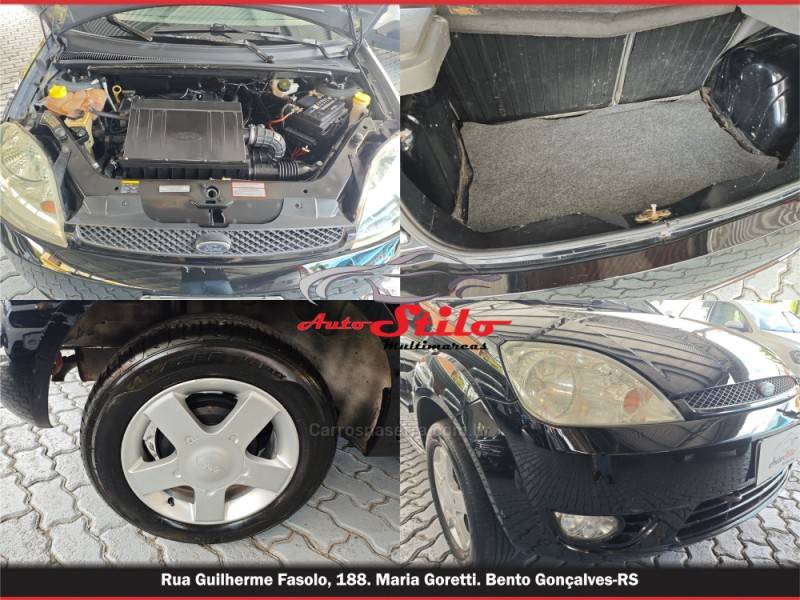 FORD - FIESTA - 2003/2003 - Preta - R$ 21.500,00
