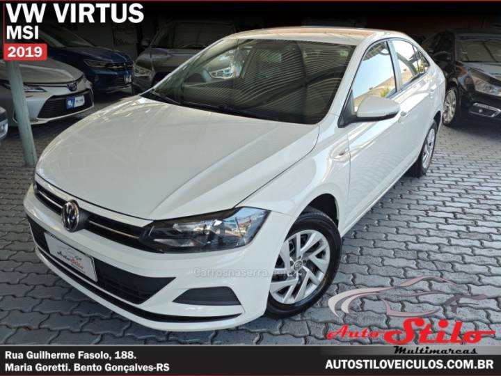 VOLKSWAGEN - VIRTUS - 2018/2019 - Branca - R$ 69.900,00