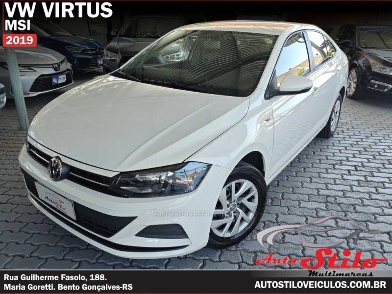 VOLKSWAGEN - VIRTUS - 2018/2019 - Branca - R$ 69.900,00