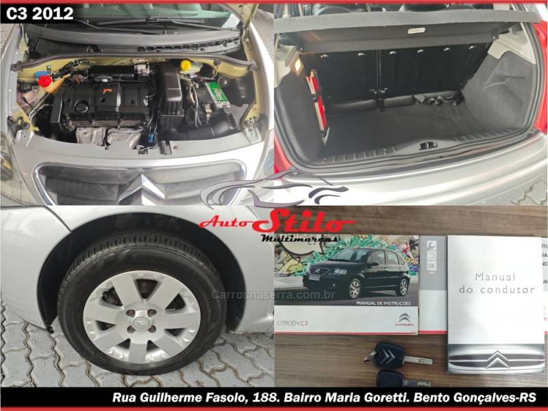 CITROËN - C3 - 2011/2012 - Prata - R$ 33.900,00