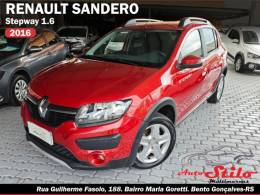 RENAULT - SANDERO - 2015/2016 - Vermelha - R$ 46.900,00