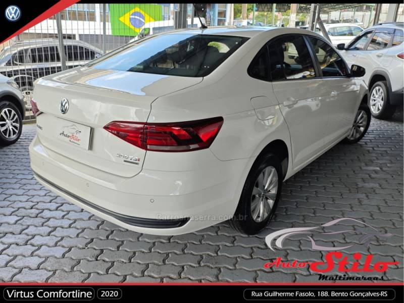 VOLKSWAGEN - VIRTUS - 2019/2020 - Branca - R$ 82.900,00