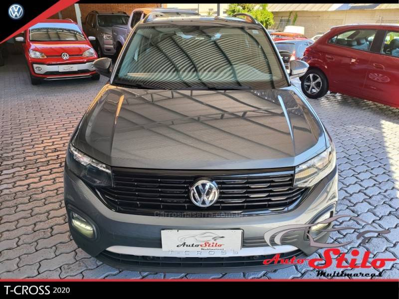 VOLKSWAGEN - T-CROSS - 2019/2020 - Cinza - R$ 96.900,00