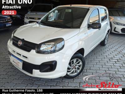 FIAT - UNO - 2020/2021 - Branca - R$ 47.900,00