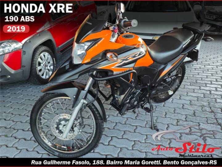 HONDA - XRE 190 ABS - 2019/2019 - Laranja - R$ 19.900,00