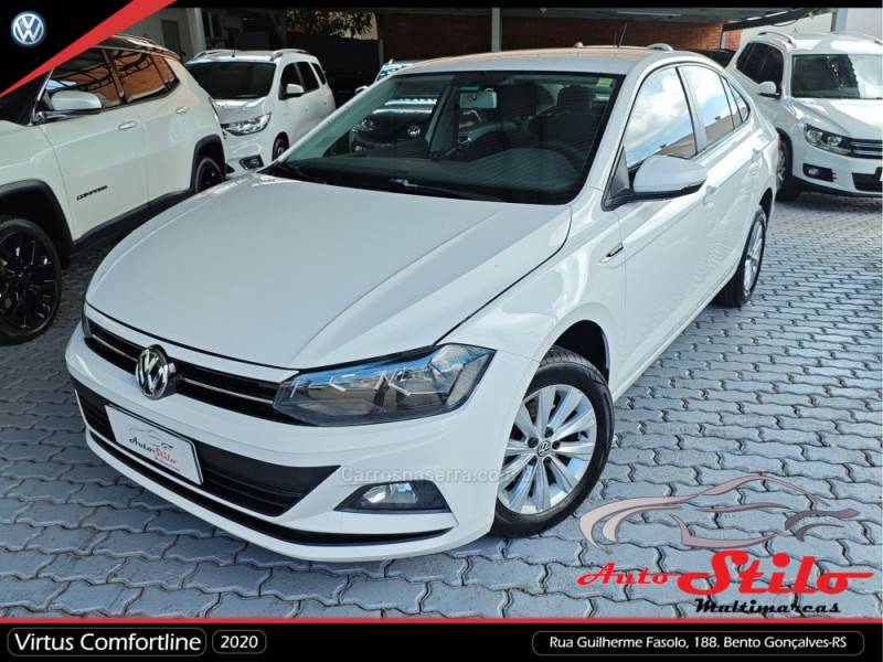 VOLKSWAGEN - VIRTUS - 2019/2020 - Branca - R$ 82.900,00