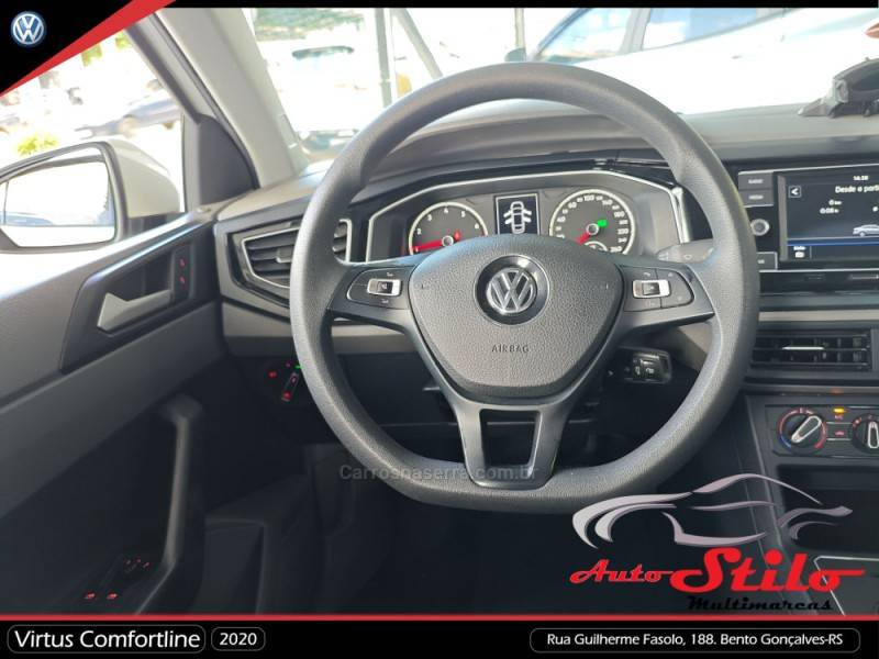 VOLKSWAGEN - VIRTUS - 2019/2020 - Branca - R$ 82.900,00