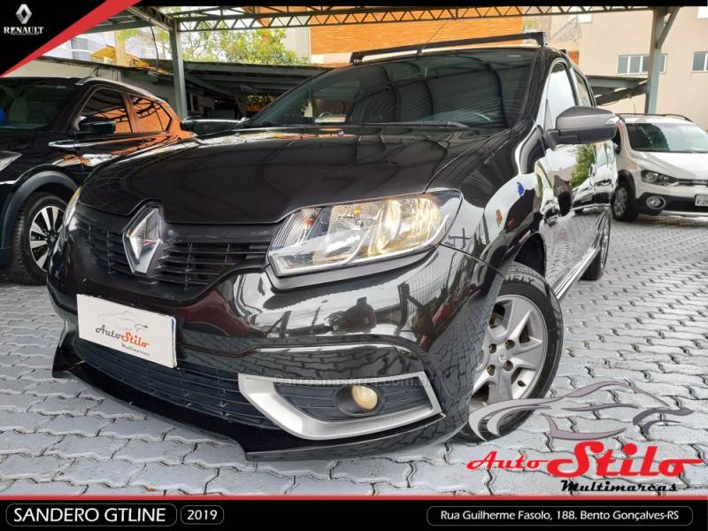 RENAULT - SANDERO - 2018/2019 - Preta - R$ 51.990,00