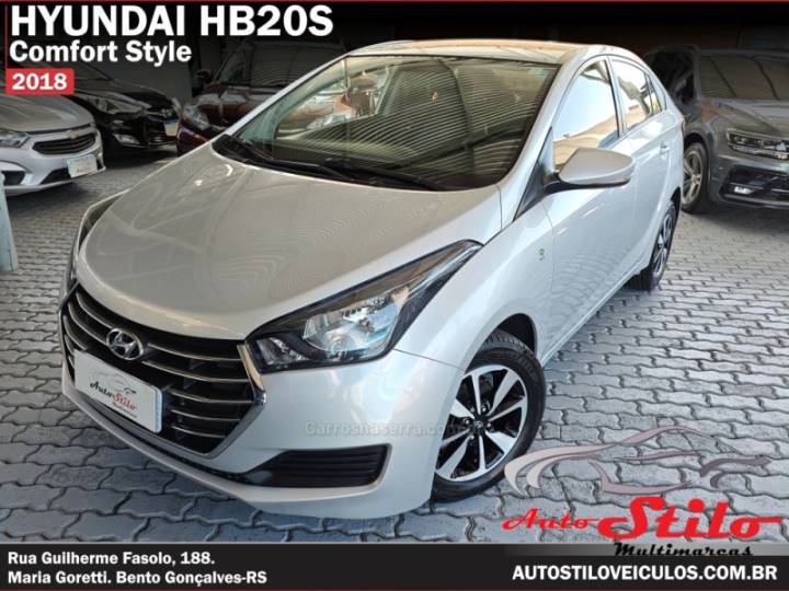 HYUNDAI - HB20S - 2017/2018 - Prata - R$ 71.900,00